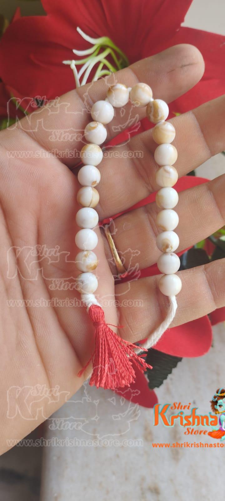 Pink Crystal Bead Sakshi (counter) Mala-Premium
