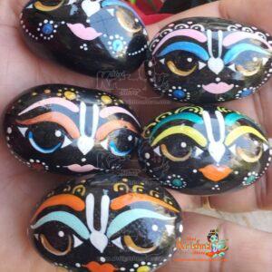 Buy Little Krishna's Painted Shaligram Stone