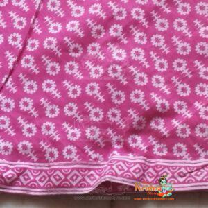 Buy Pink white Gopi outfit for summer season in Cotton