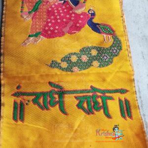 Radha Krishna Emborodi Patka For Man And Woman Pack of Two
