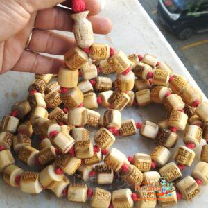 Shri Radha Krishna 108 + 1 Beads Tulsi Japa Mala