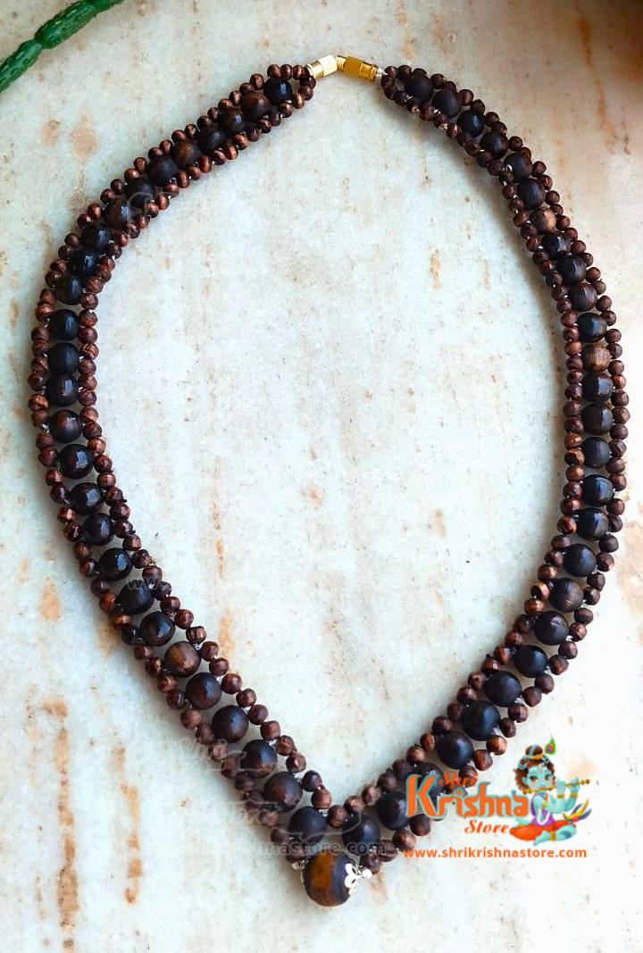 Traditional Chain Design Pure Shyama Tulsi Beads Kanthi Mala