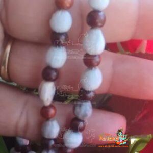 Vaijayanti With Red Chandan Kanthi Mala For Men & Women