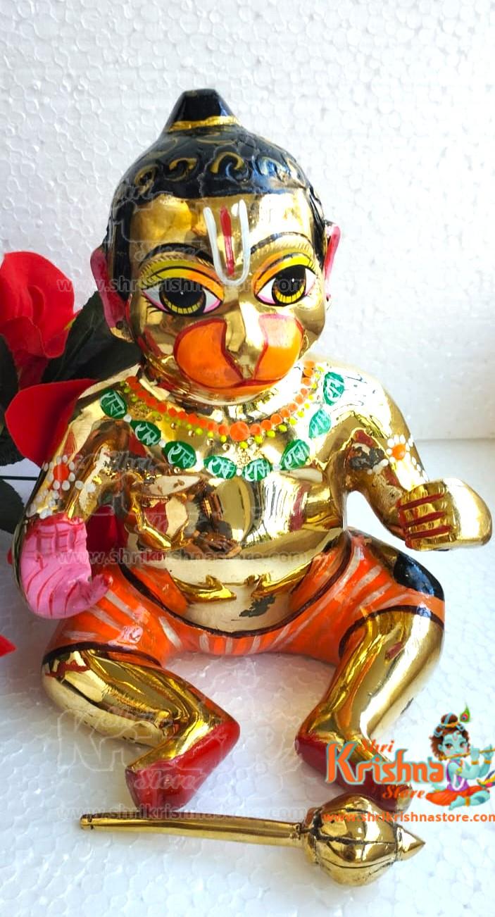 Hanuman Lala Balswarup, Bajarangabali, Kesari Nandan Fine Brass Murti