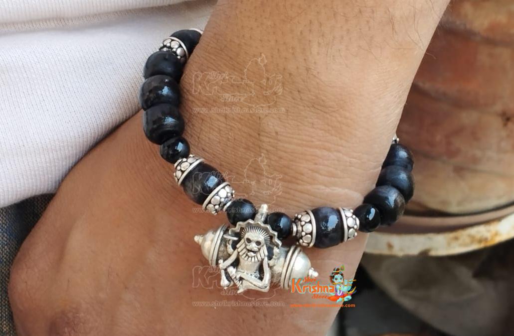 Pure Tulsi Special Narasimha kavach silver bracelet