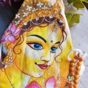 Shri Radha Kishori vrindavan maharani hand painted gomukhi - premium