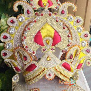 Big Size Beautiful Design Stone Mukut for Deity