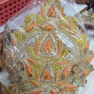 Peacock Design Mukut – For Small to Medium Size