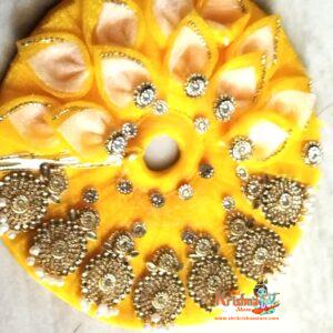 Kridham Yellow Decorated Laddoo Gopal Poshak