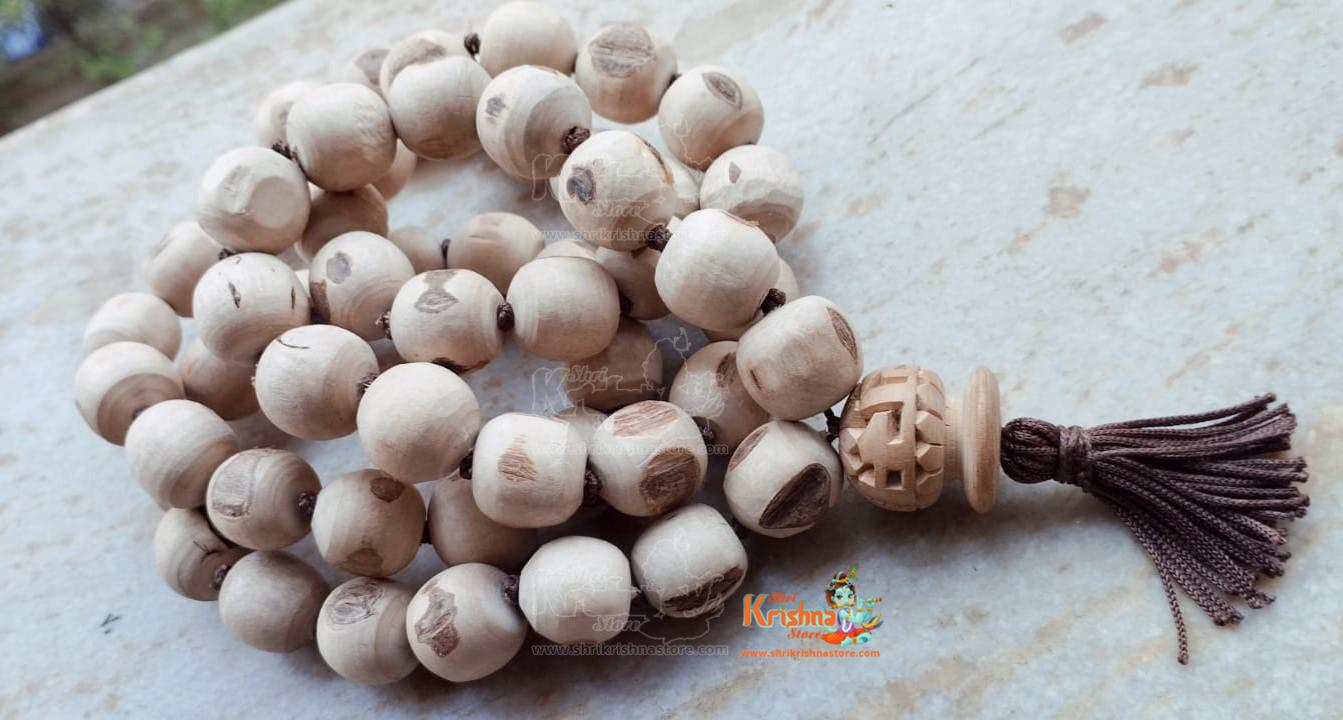 Iskcon 54+1 Beads 8 mm Original Tulsi Japa Mala For Chant