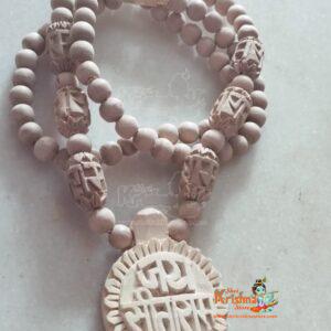 Jai Sita Ram Handmade Pure Tulsi Locket Mala