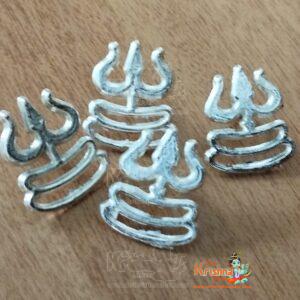 KRIWIN Trishul Tilak/Tika Stamps Metal Silver Color
