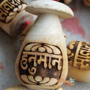 Sita Ram with Hanuman Carved Big Size Beads Original Tulsi Mala