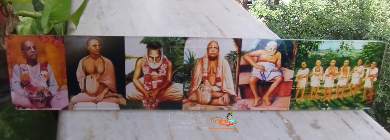 Iskcon Guru Parampara Acrylic Frame , Vaishnav Guru Parampara Acrylic Photo
