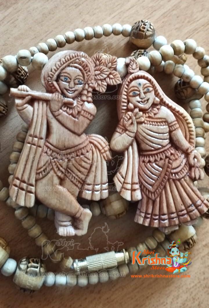 Jugal Jodi Shri Radha Krishna Tulsi Locket Mala