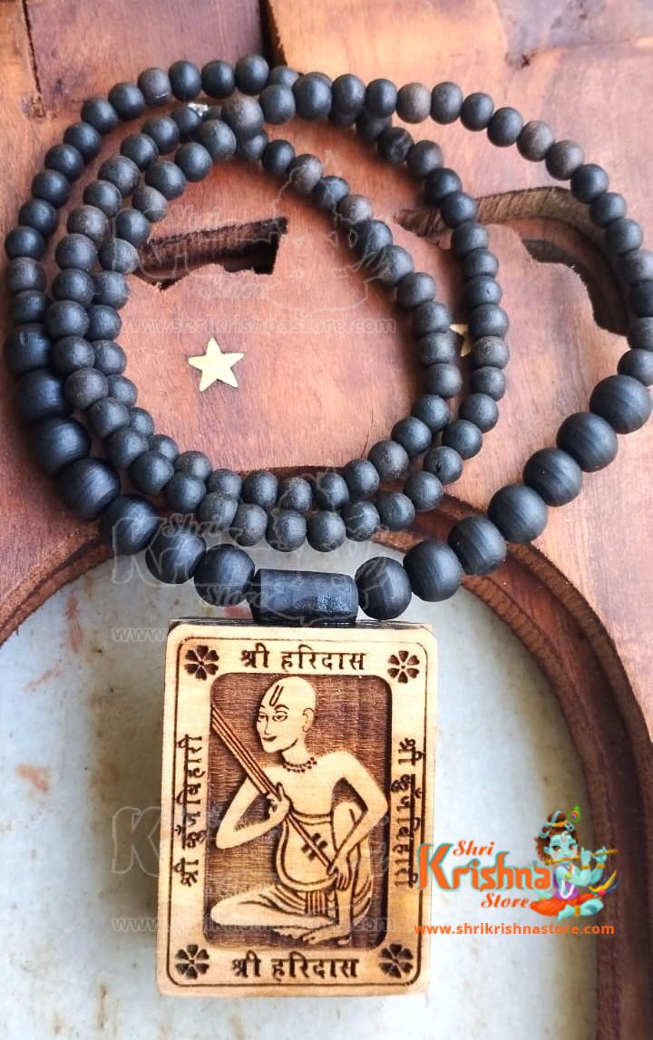 Shri Haridasji Locket Black Shyma Tulsi Kanthi Mala