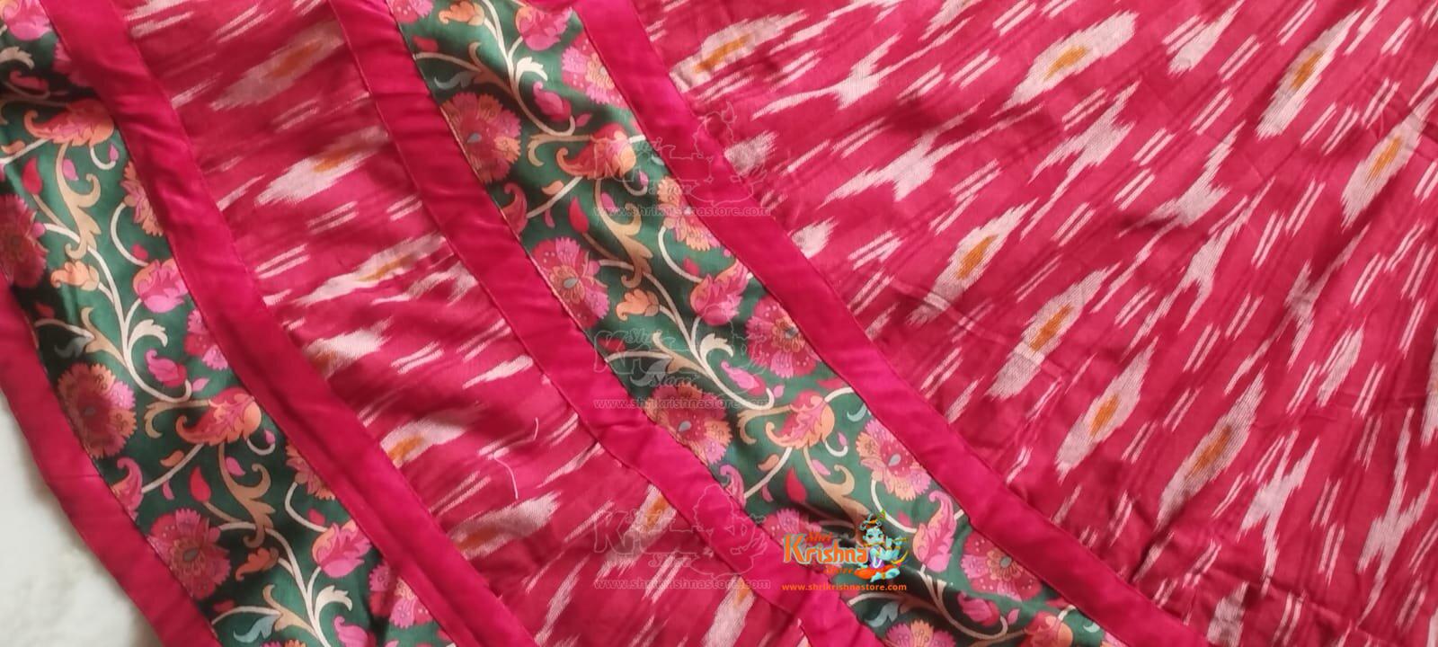 Radharani – Gopi Skirt Outfit Pink and Navy Blue