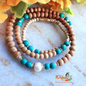 Real Pearl Moti Tulsi Kanthi Mala