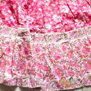 Radharani – Gopi Skirt Outfit Pink and Navy Blue