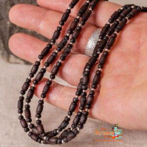 Designer Black tulsi kanthi mala - Trendy  /  Classic