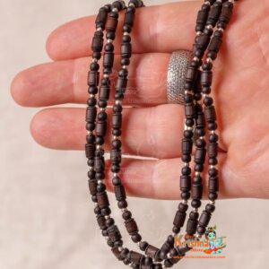 Designer Black tulsi kanthi mala - Trendy  /  Classic