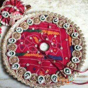 Red Janmastmi Special BAL Gopal Laddu Gopal Dresses/Kanha Ji Designer Dresses/Poshak (1 No.)
