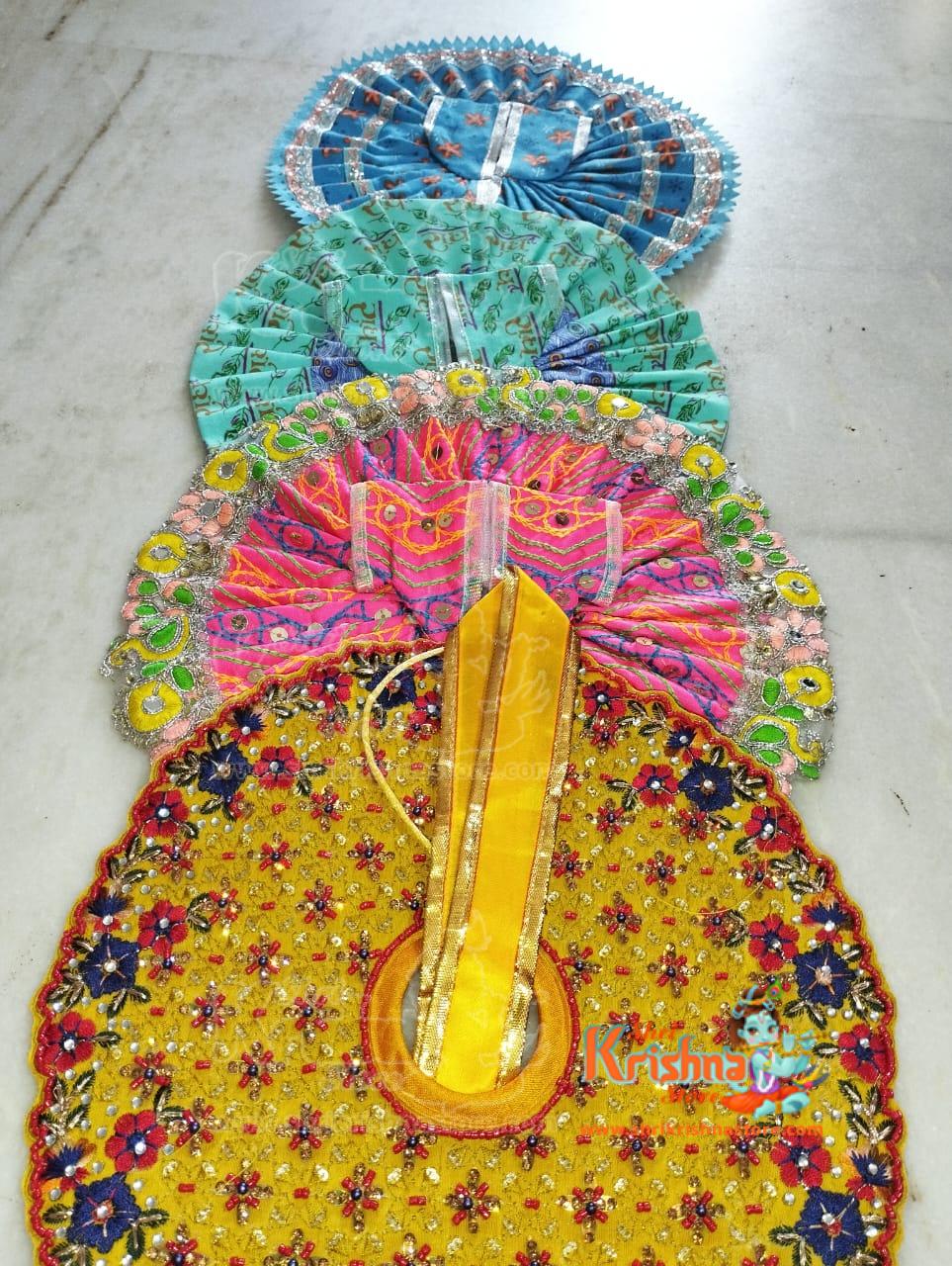 Yellow Janmastmi Special BAL Gopal Laddu Gopal Dresses/Kanha Ji Designer Dresses/Poshak (1 No.)