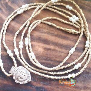 Tiny Tulsi Beads with Original Pearl Kanthi Mala