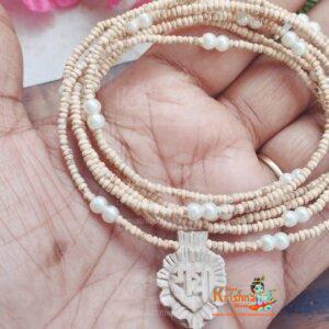 Tiny Tulsi Beads with Original Pearl Kanthi Mala