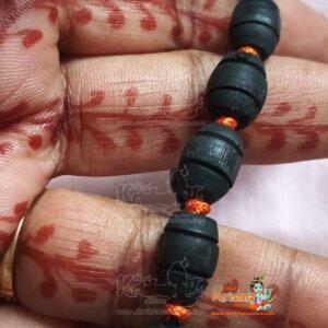 Tulsi ball beads simply knotted beads bracelet - Traditional / Radhika Devotion