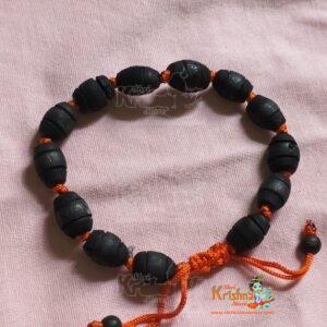 Tulsi ball beads simply knotted beads bracelet - Traditional / Radhika Devotion