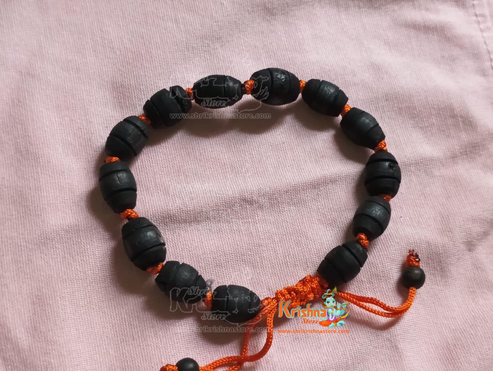 Tulsi ball beads simply knotted beads bracelet - Traditional / Radhika Devotion