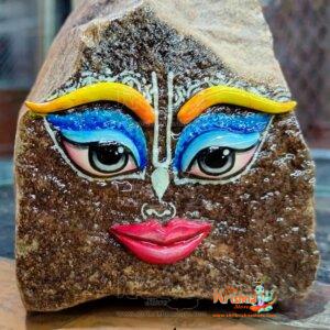 Shri girraj maharaj blues eyes stone work from goverdhan / Vrindavan