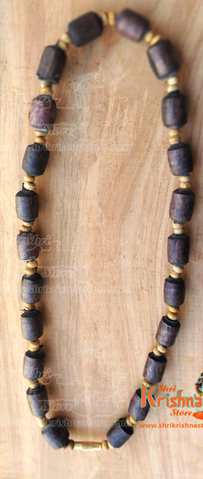 Classical Cylindrical Shaped Shyama Tulsi Kanthi Mala – Premium