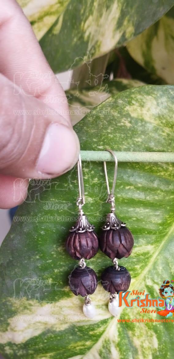 Pure Silver Tulsi Earring- Antique Design / Classic / Trending