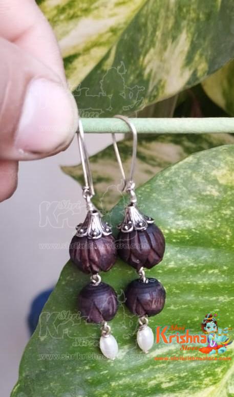 Pure Silver Tulsi Earring- Antique Design / Classic / Trending