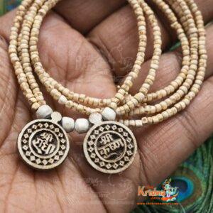 Shri Radha Krishna Tulsi Locket Mala – Double Layer