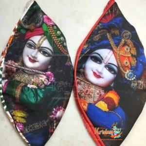 Radha Krishna Digital Printed Japa Jholi Bag-Pack of Two