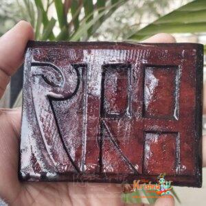 Shri Sita Ram Hanuman Ji Naam Sewa Tulsi Wood-Hand Work