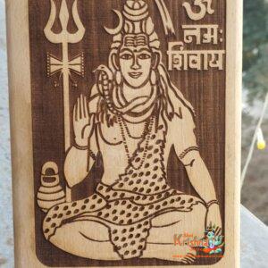Shiva Wall Decor, Hindu God Statue, Mahadewa Wooden Art