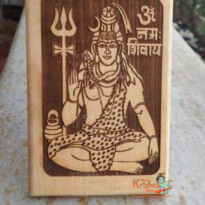 Shiva Wall Decor, Hindu God Statue, Mahadewa Wooden Art