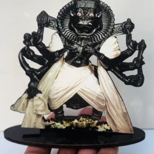 MDF Wood Cutout Narsimha Photo Frame