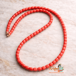 Original Moonga Red Coral Mala in 2 mm Bead Size