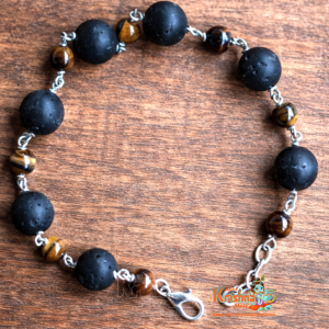 Krishna Sphatic With Tiger Balls Designed Bracelet – Classic