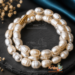 Natural fresh water pearl mala