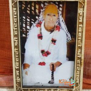 Kunj Bihari Shri Haridas Wooden Photo Frame