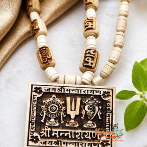Shri Mannarayan Bhaktmal Locket Original Tulsi Mala