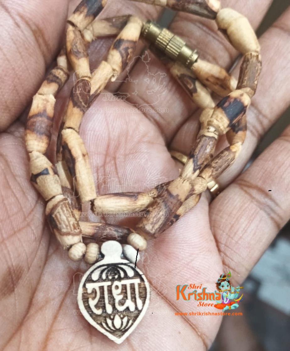 Small Radha Locket With Neem Kanthi Mala
