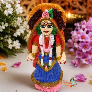 Kadam Wood handmade Painted Bridge Ki RadhaRani