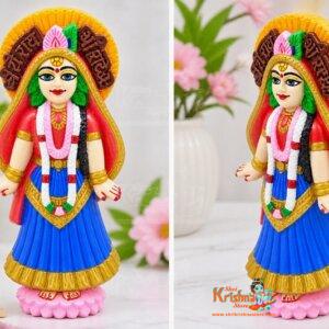 Kadam Wood handmade Painted Bridge Ki RadhaRani